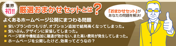 厳選おまかせセットとは？